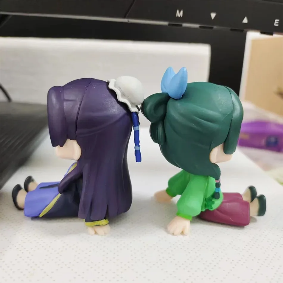 6cmq versão o boticário diários maomao jinshi figuras anime periferia kawaii sentado brinquedos desktop ornamentos modelo presentes