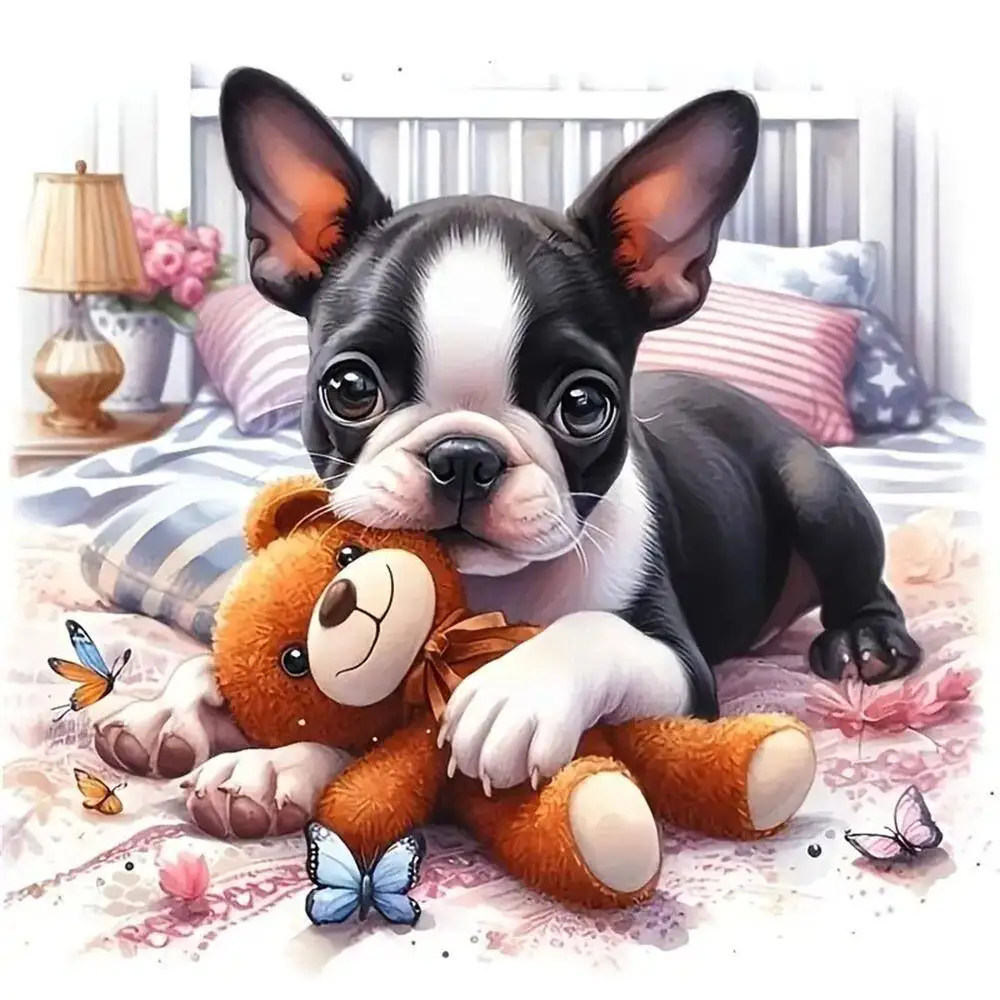 

EverShine Алмазная мозаика Собака Животное Стразы Фотографии Алмазная картина Медведь Мультфильм Наборы для вышивания Спальня Декор для гостиной