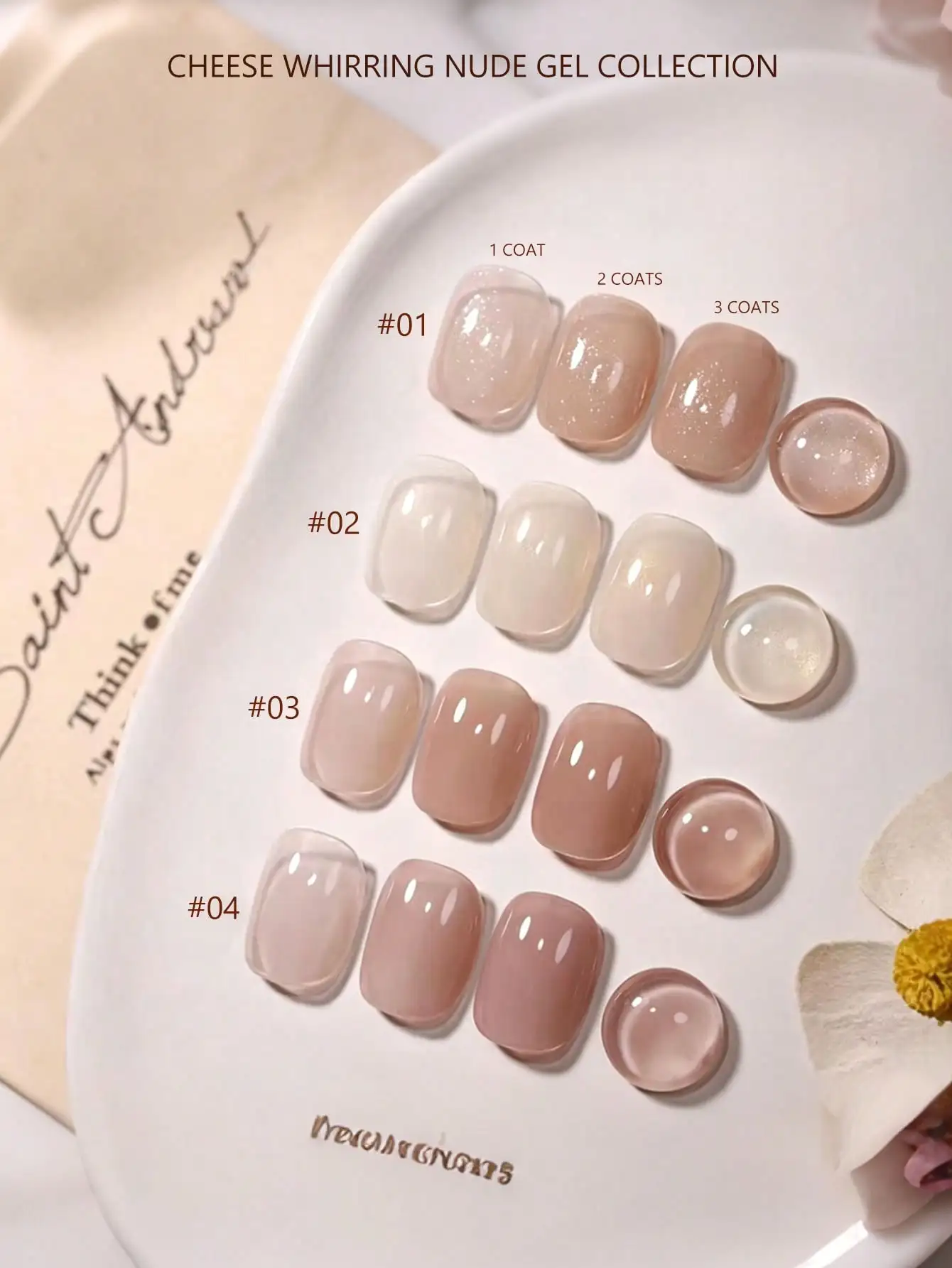 1-4Pcs 15ml Large Size Nude Glitter Gel Polish Set Shiny Daily Versatile UV LED Nail Art for Salon Use