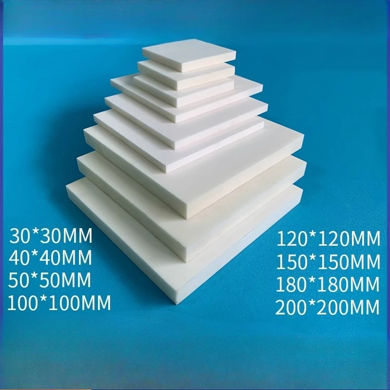 99% Non-porous Alumina Ceramic Sheet 100*100mm Wear-resistant Corundum Plate Ceramic Heat Sink Can Be Customized