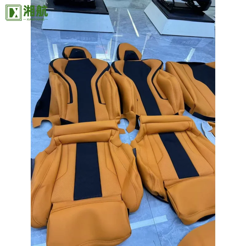 

Подходит для BMW G87 M2 M3 G80 M4 G82 Skórzane чехлы на сиденья Nappa, высококачественные декоративные панели для салона автомобиля по индивидуальному заказу