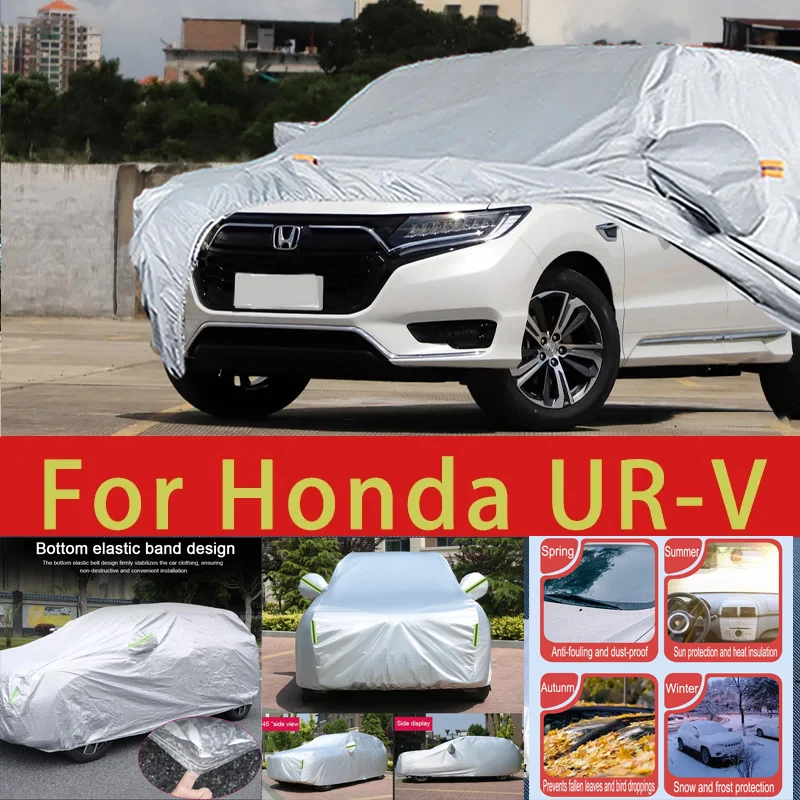 

For Honda UR-V Outdoor Protection Full Car Covers Snow Cover Sunshade Waterproof Dustproof Exterior Car accessories