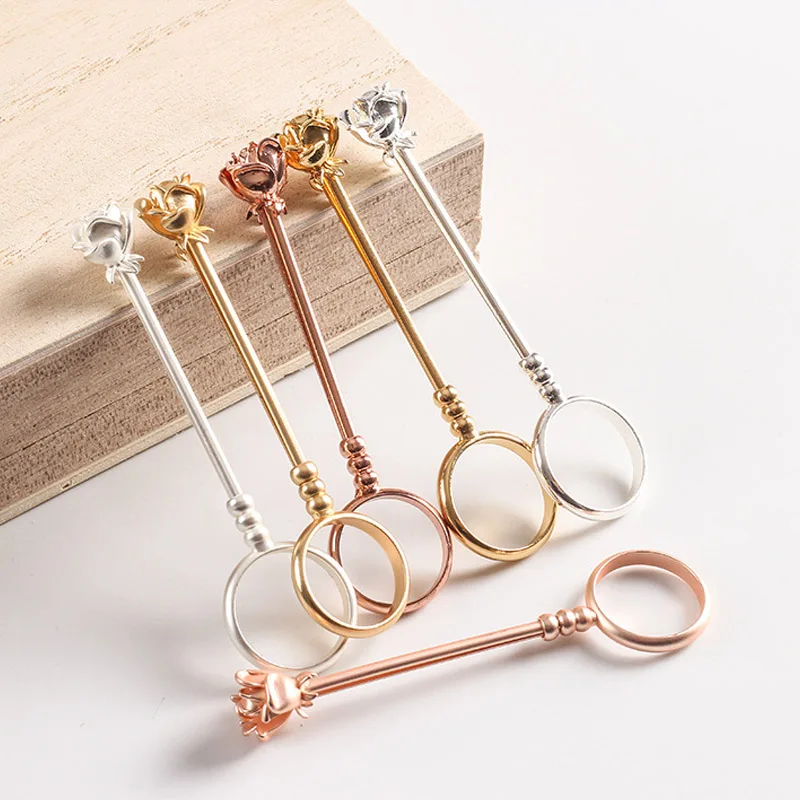 Slim Cigarette Holder Ring Rack Finger Clip Rose Cigarette Holder Ring Clip Cigarette Holder Smoking Clip Rack Ring Holder Gifts