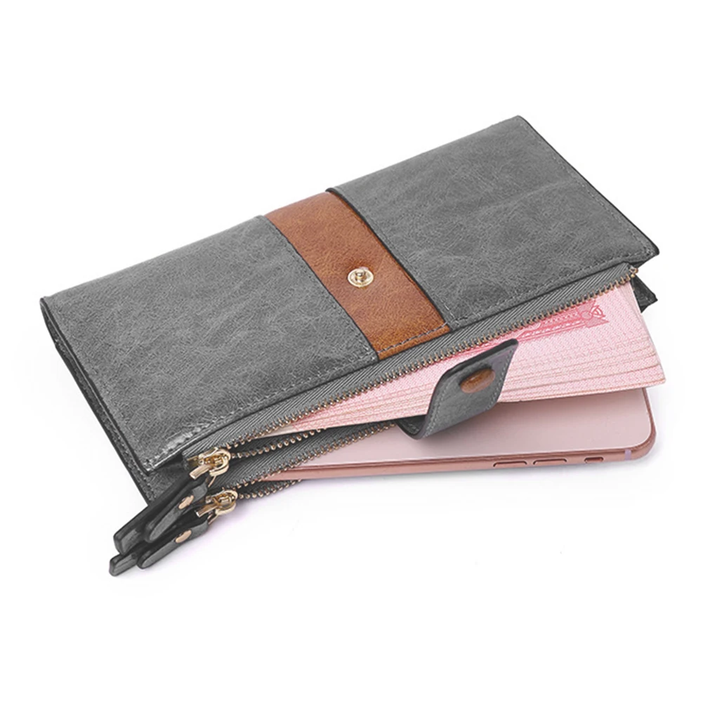 Women's Long Wallet Small Delicate Design For Working Top Quality Clutch Wallet Fashionable Large-capacity Portable Card Holder