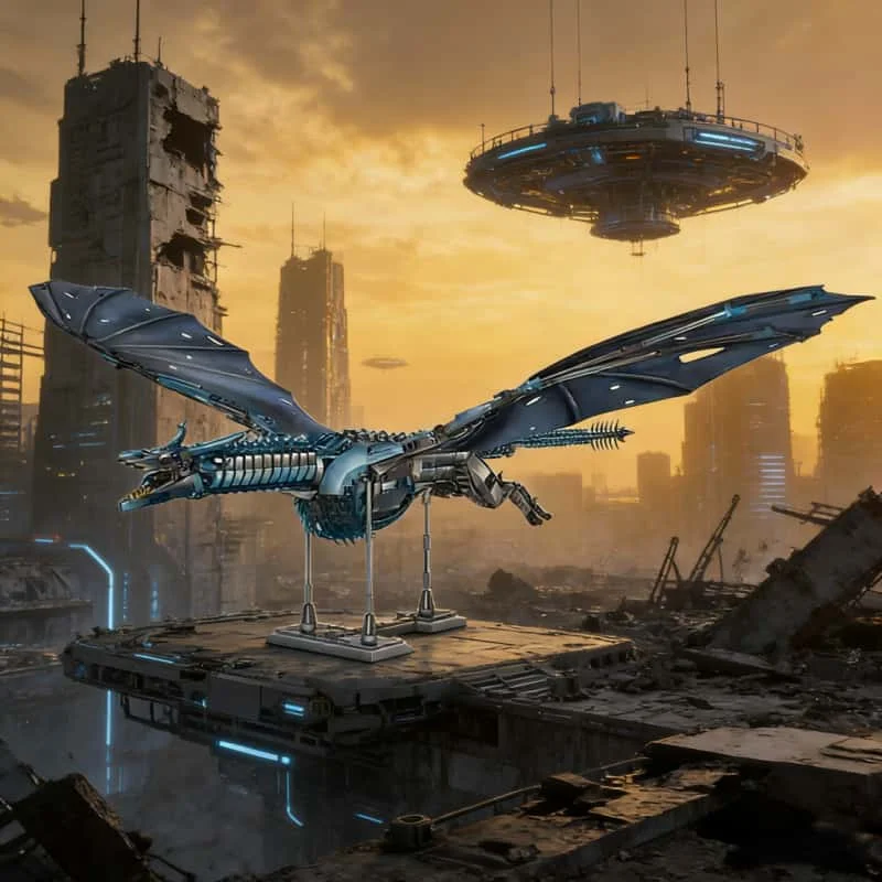 

Конструктор «Гигантский дракон» (1889 деталей), серия «Кино», для детей, подарок на Рождество и День рождения