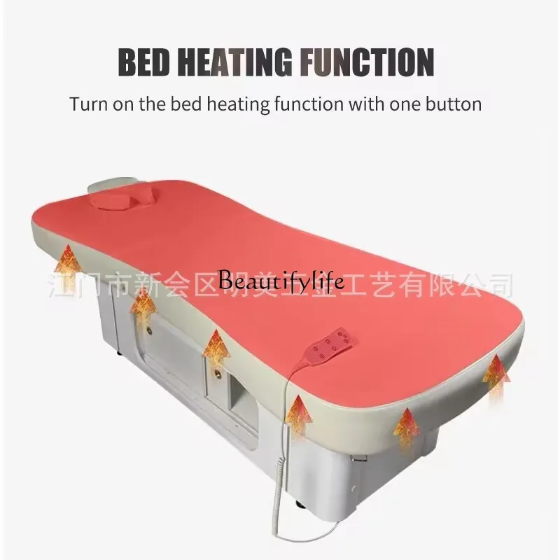 02*Electric lift massage physiotherapy eyelash beauty salon special tattoo body bed