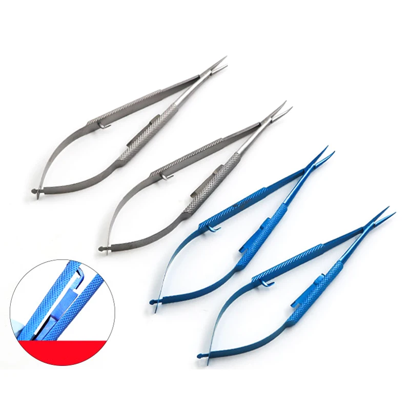 12.5-18cm with Lock Castroviejo Needle Holders Dental forceps ophthalmic surgical instruments