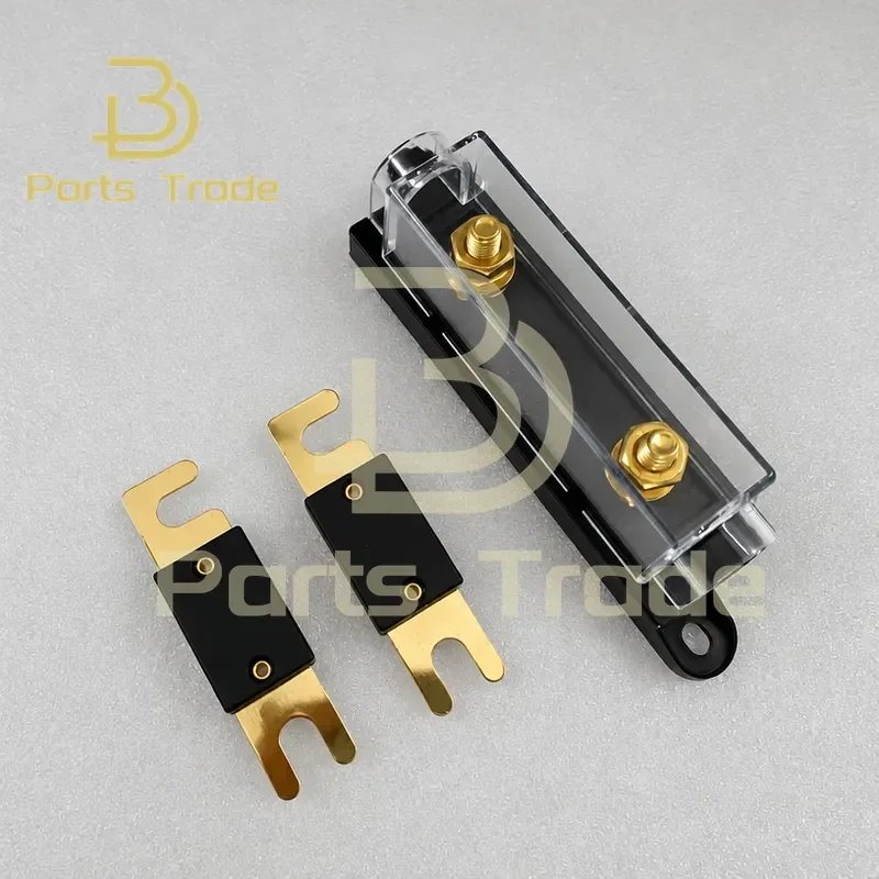 1X ANL Fuse Holder Block 2X 400A ANL Fuses for Golf Cart Motorhome Tractor Wagon Caravan Camping Boat Stud Bolt on