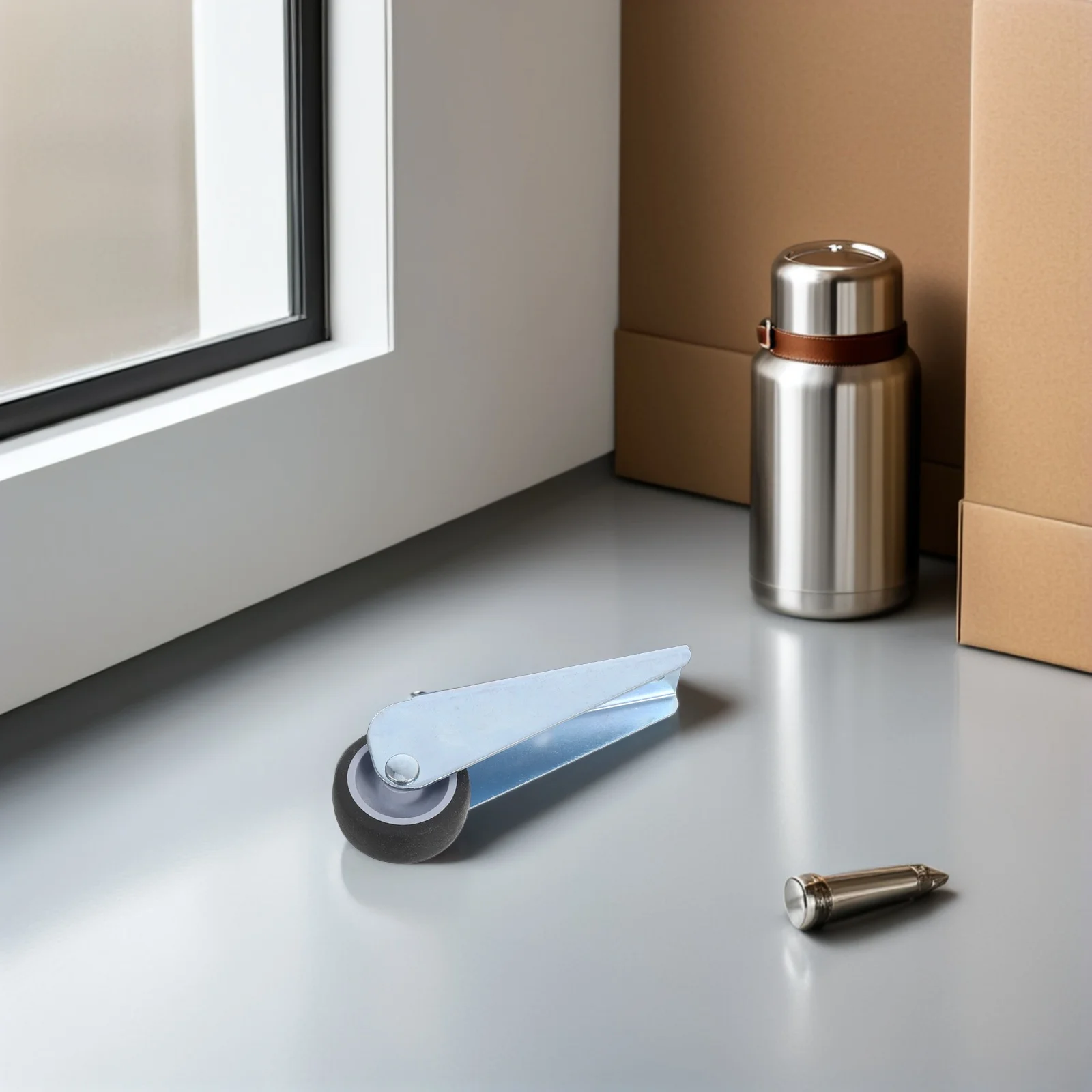 

2Pcs Sliding Door Roller Wheels Bottom Support Heavy Duty Anti-Sag Replacement Caster Side Mount for Wood Screen Doors