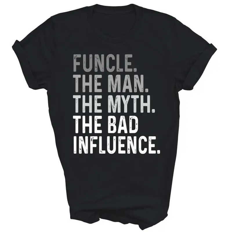 

Винтажная футболка Funcle The Man Bad Influence Uncle