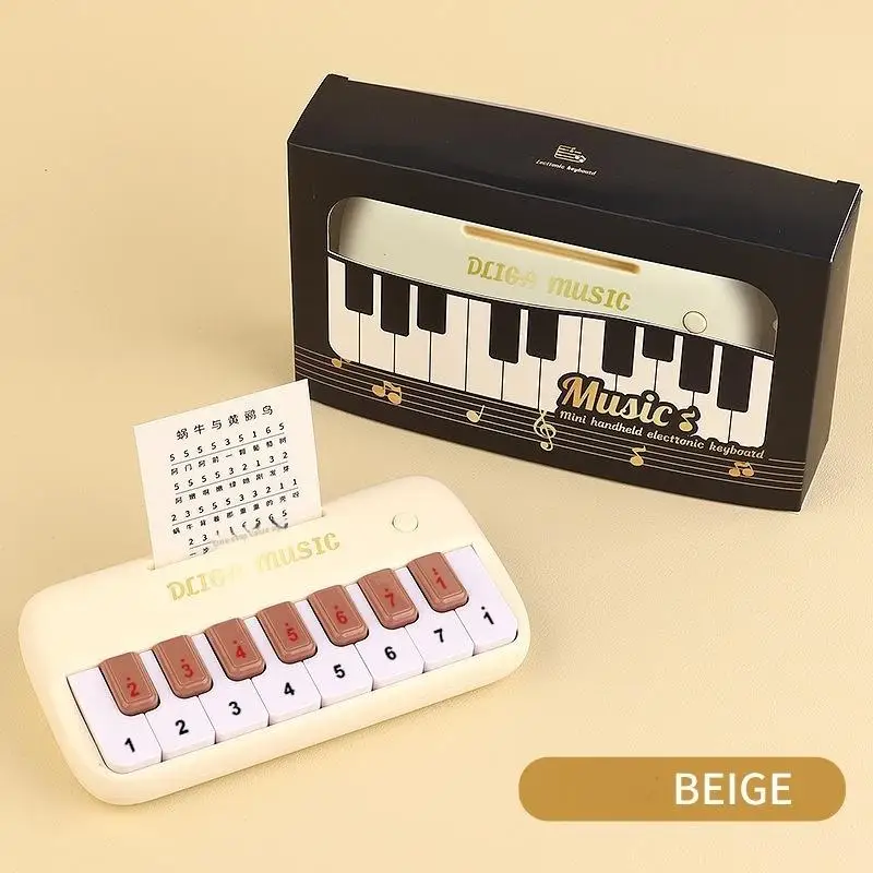 1 Set Educational Toys For Kids Gifts Portable 15 Keys Digital Keyboard Mini Electronic Piano Children Musical Instrument