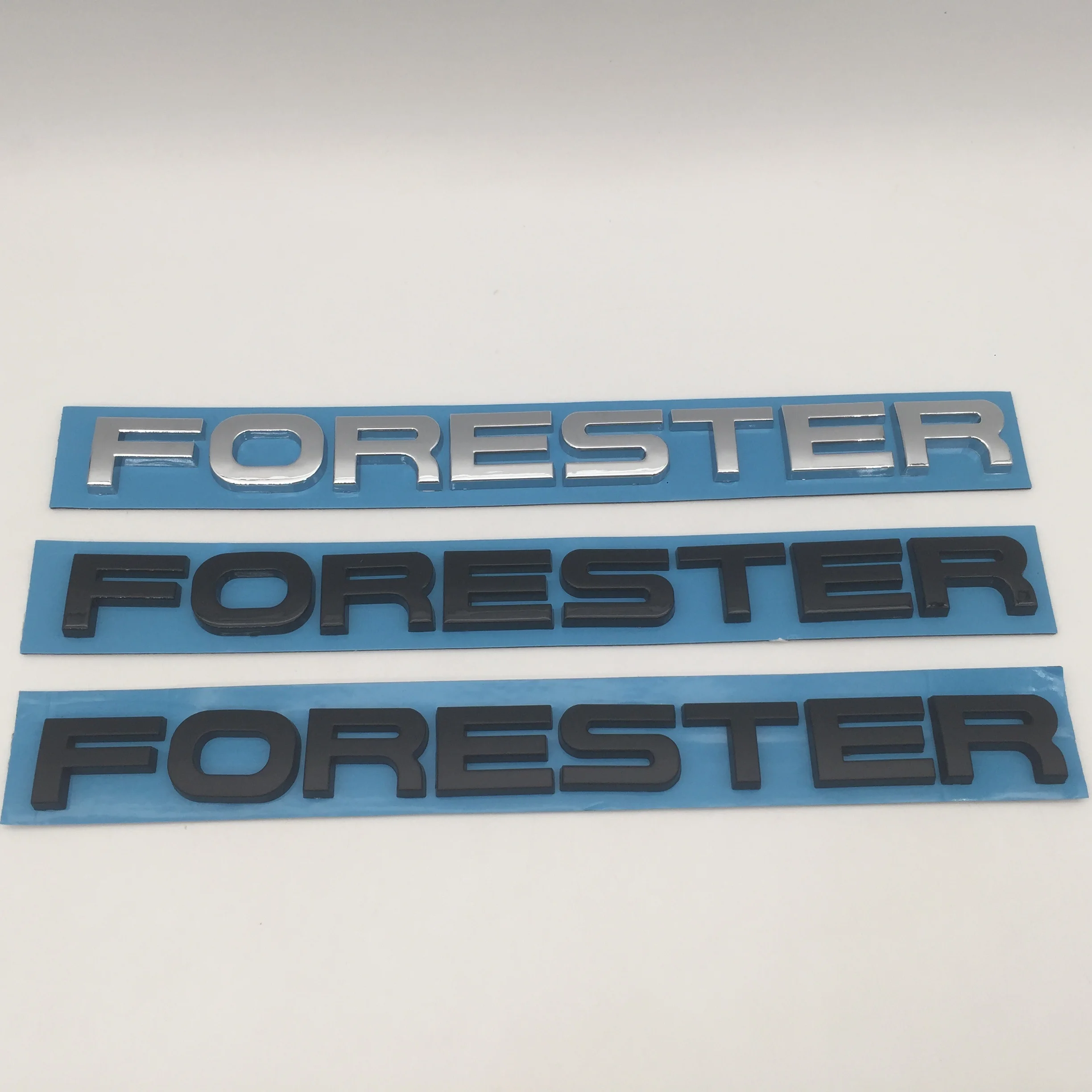 1pcs ABS for FORESTER car letters Fender Side emblem rear Trunk badge sticker Decal Styling Accessories