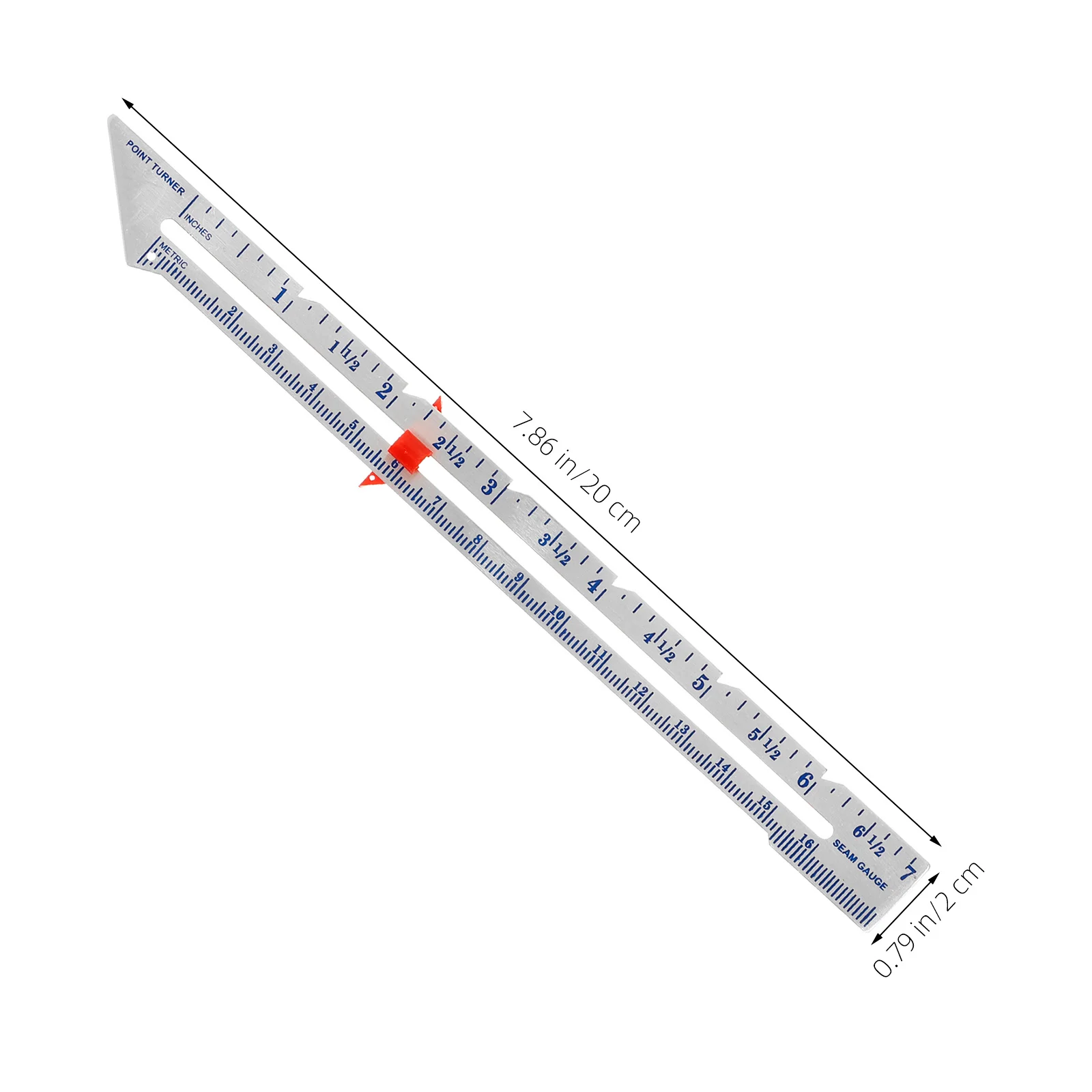 لتقوم بها بنفسك الخياطة مقياس اللحف حاكم المعادن انزلاق قياس قياس النسيج حاكم التماس صياغة اللحف أداة للخياطين الهواة #1