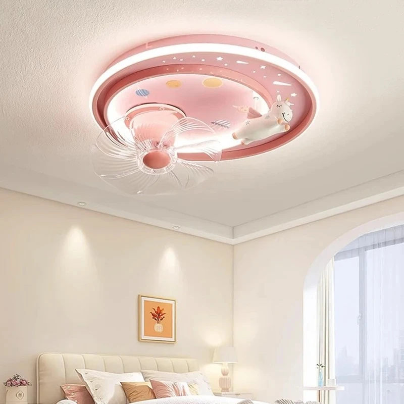 

2026 New Nordic Bedroom Ceiling Fan With Led Light And Control Electric Fan Ceiling Lights Dining Room Ceiling Lamps Indoor Ligh