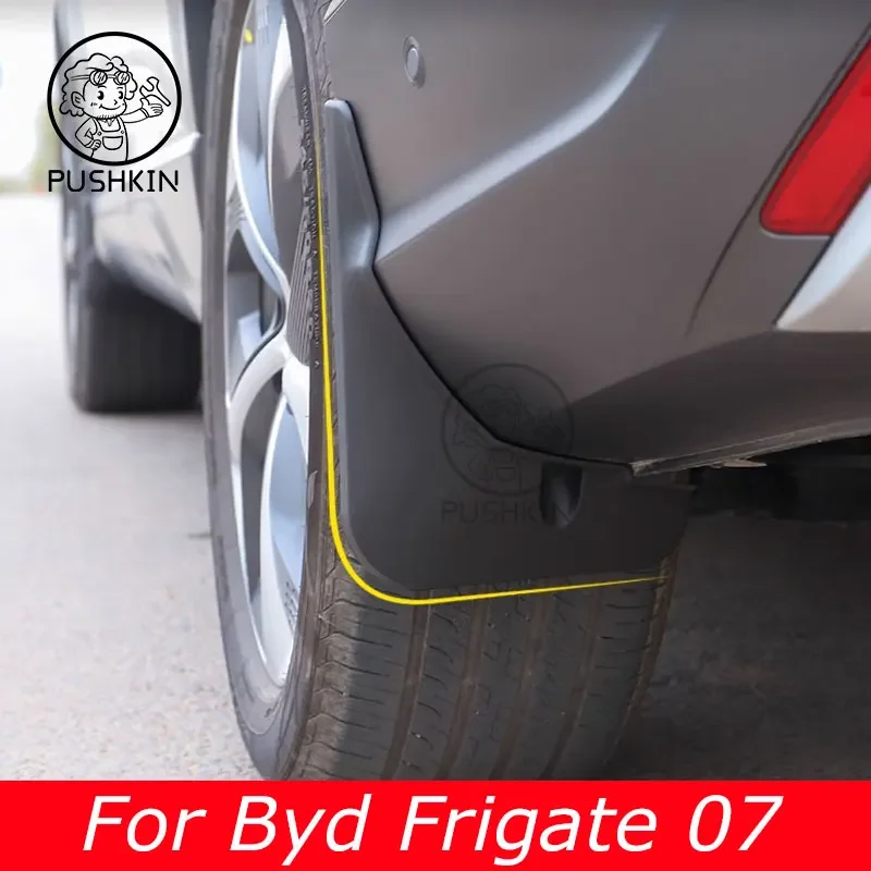 

4pcs Mudflaps FOR BYD Frigate 07 DMI DMP 2023 2024 Mudguards Fender Guard Splash Mud Flap Mudguard Car Accessories Auto Styline