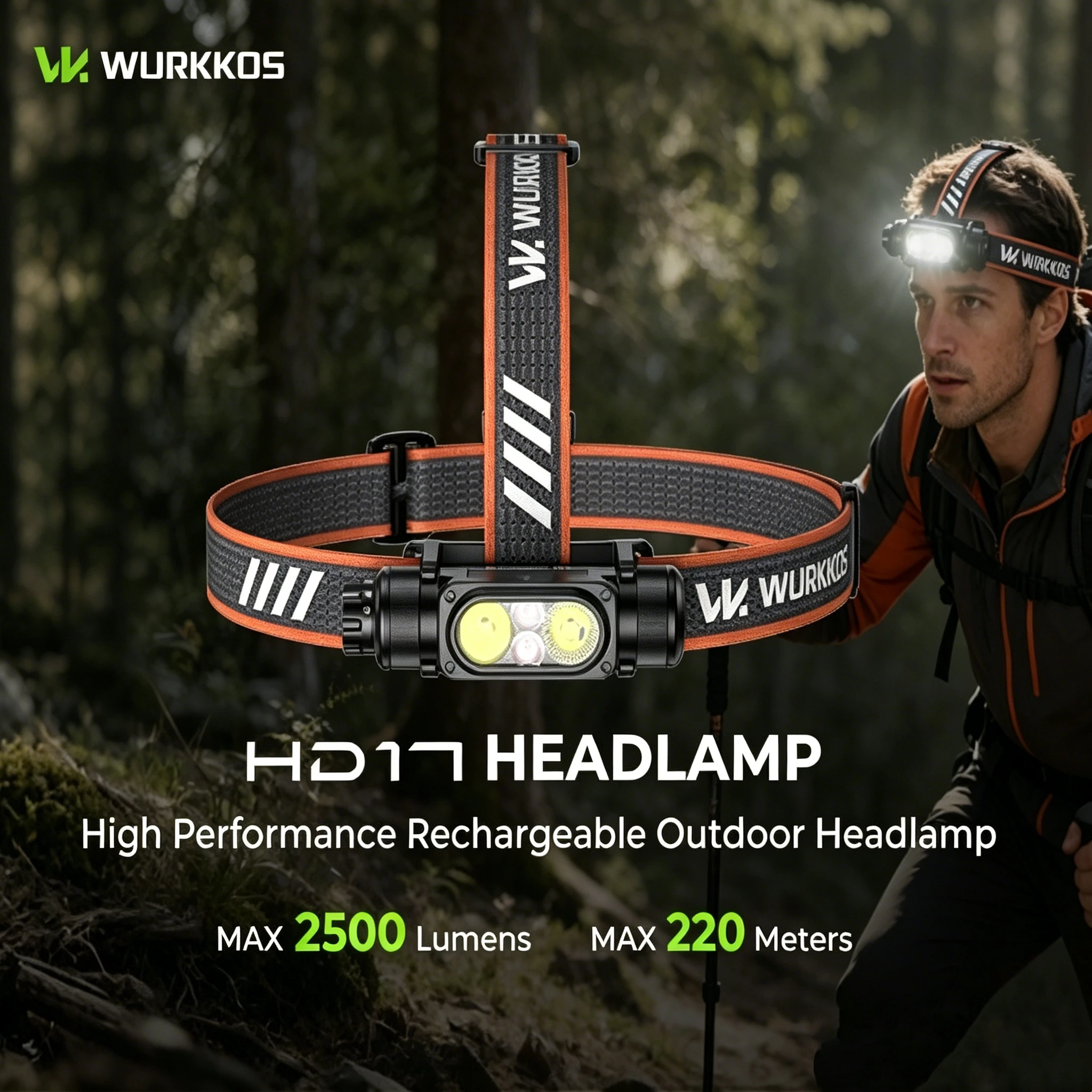 wurkkos-hd17-rechargeable-headlamp-2500lm-white-red-light-flashlight-with-18650-magnetic-tail-for-fishing-camping-repair