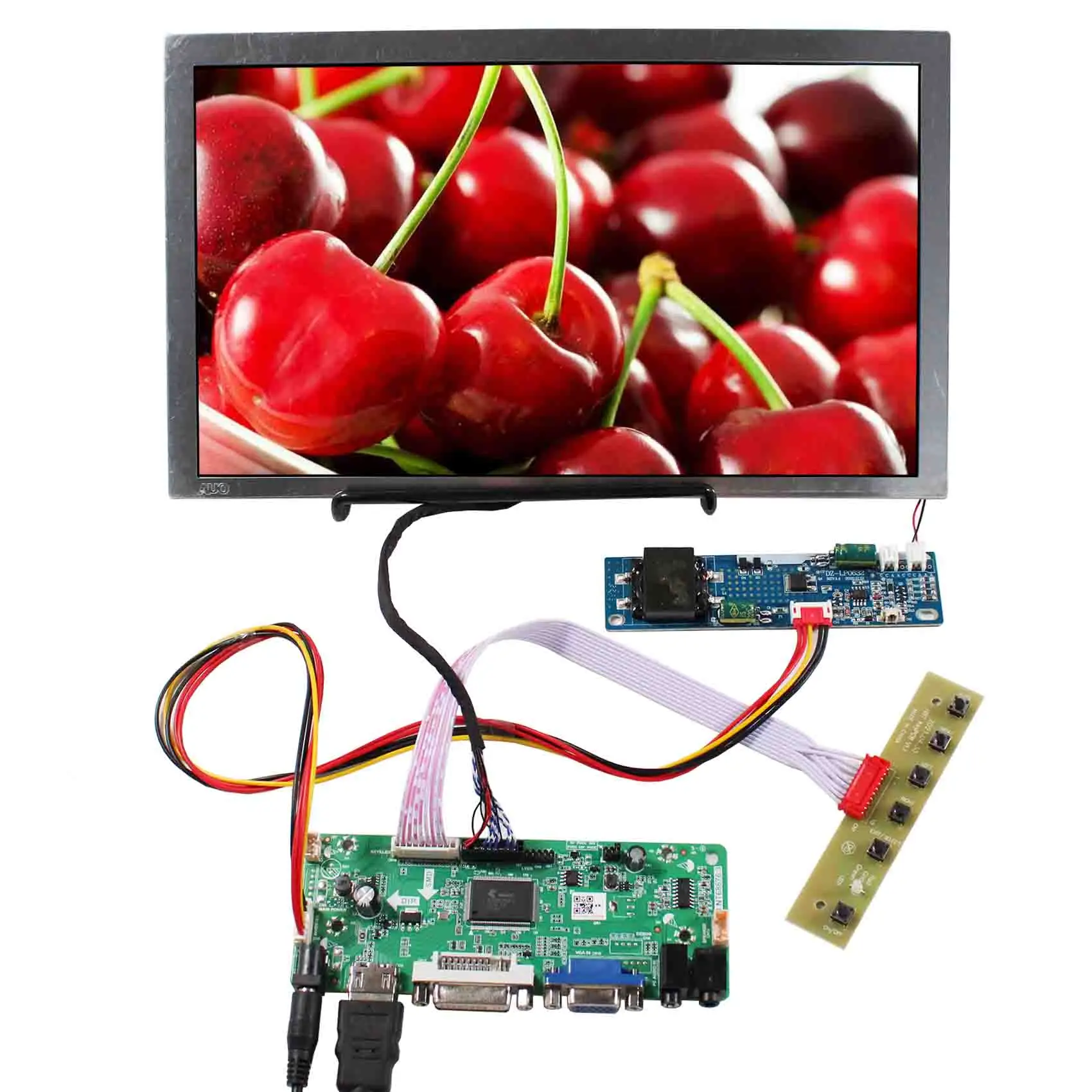 

HDMI DVI VGA LCD Controller Board M.NT68676 11.6Iinch 1366X768 1000nit Outdoor LCD Screen