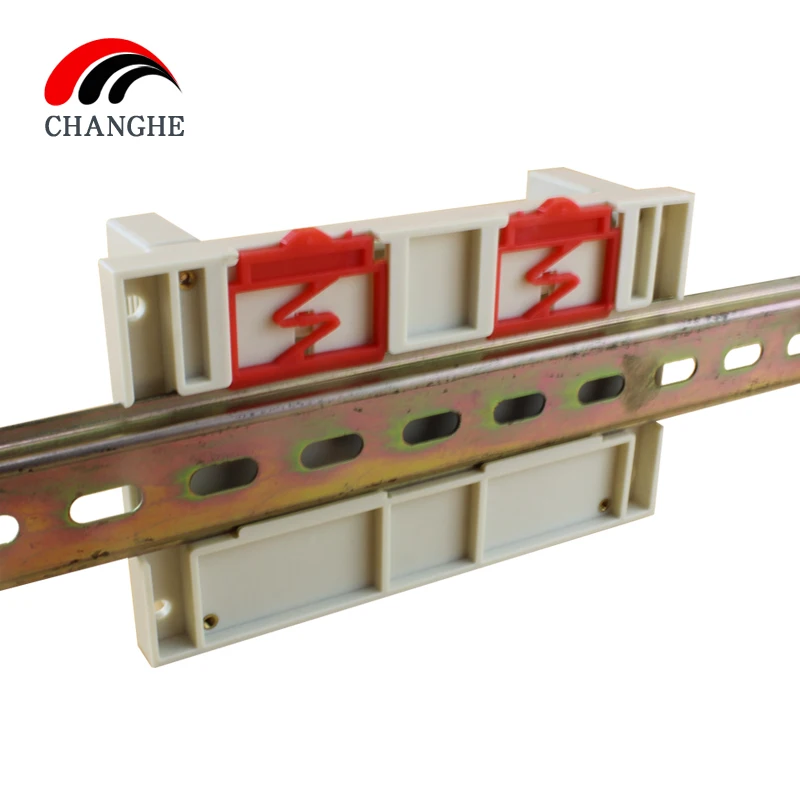 PLC industrial control ABS plastic housing rail type control module box rail terminal box 14-10