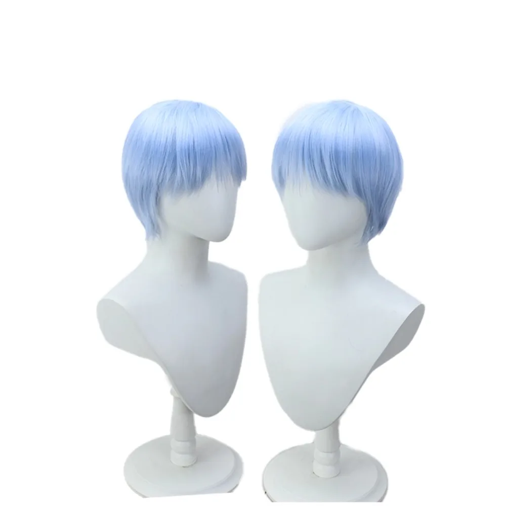 Frieren Himmel Cosplay Wig Blue Anime Hair