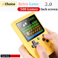 Retro Portable Mini Handheld Video Game Console 8 Bit 3.0 Inch Color LCD Kids Color Game Player Built in 500 Games