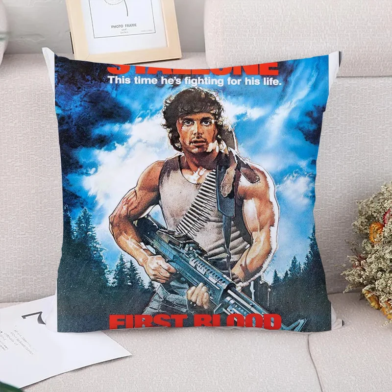 Rambo Cushion Cover 45*45 Pillow Covers Decorative Cushions Cover for Sofa Pillowcases 50x50 Cushions Home Decor Pillowcase Fall