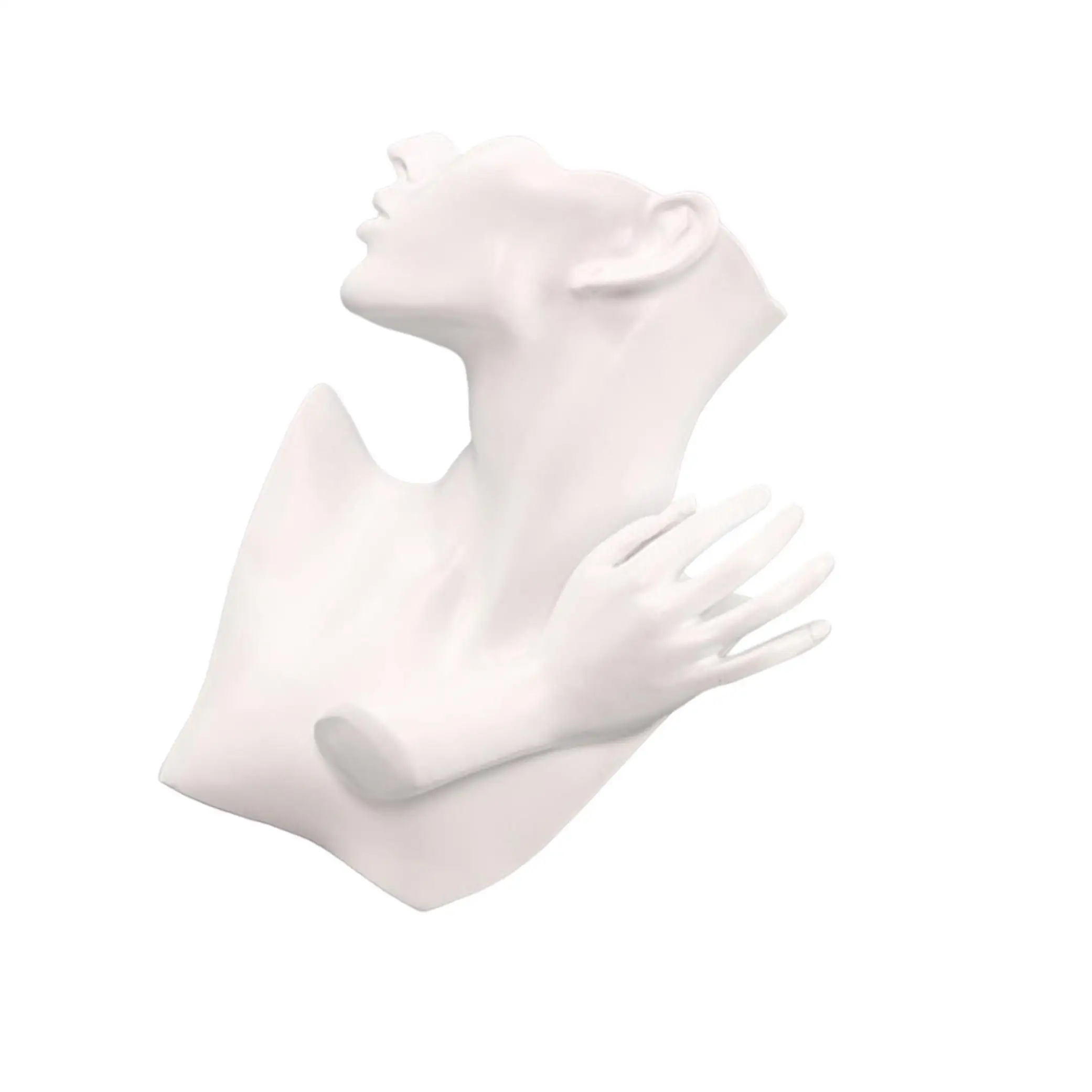 

Resin Jewelry Mannequin Bust Display for Necklace Earring Women Girls Gold