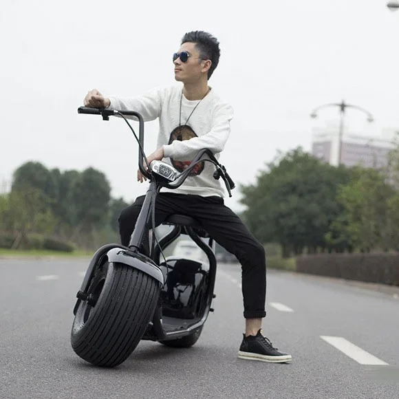 [USA EU CN Stock]2 wheels 1000w/2000w/3000w/4000w 60v high speed 25-60km/h fat tire electric moped scooter citycoco chopper bike