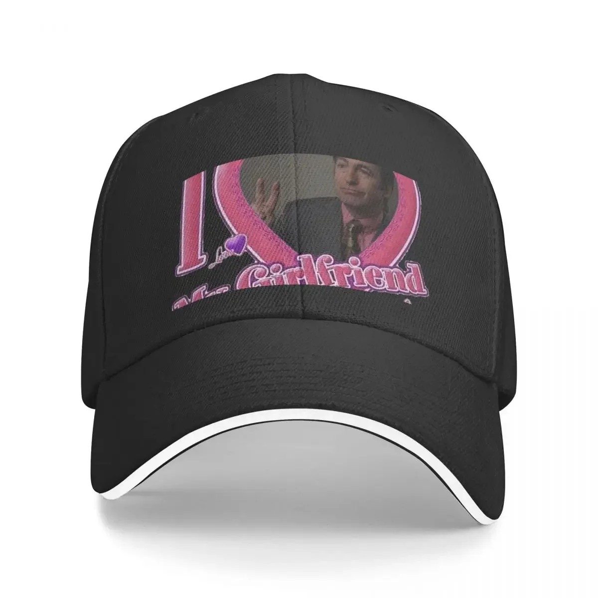 i love my girlfriend saul goodman Baseball Cap Visor Rave Girl Men's