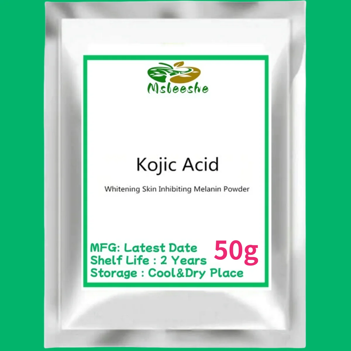 Hot sale Kojic Acid Powder Whitening Skin Cosmetic Raw Material Inhibiting Melanin Reduce Spots and Acne