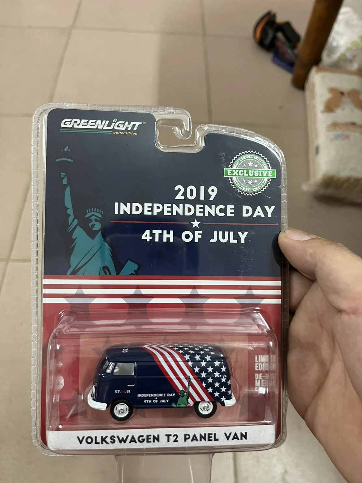 GreenLight 1:64 2019 Volkswagen T2 Panel Van Alloy symulacja mikro model samochodu kolekcja dekoracja samochód zabawka prezent