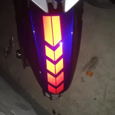 motorcycle Waterproof Safety Warning Arrow Tape sticker for SUZUKI GSXR600 GSXR750 GSX-S1000 F AB GSXR750 GSXR1000 view 6