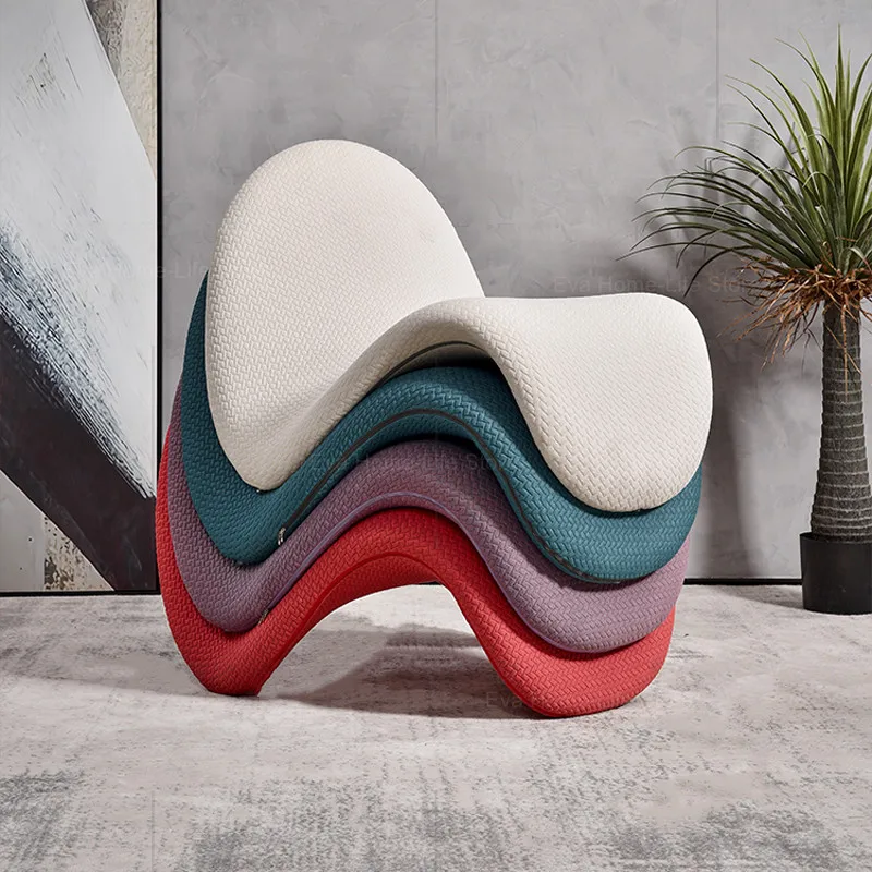 Single Creative Special-Shaped Tongue Chair, Lazy Sofa, Leisure Chair, Bedroom, Balcony, Living Room, Light, Luxury Designer