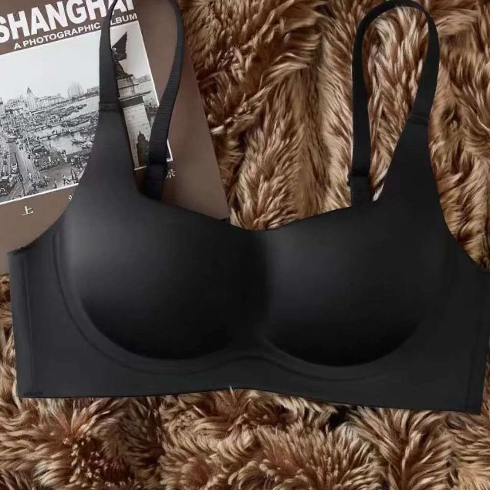 حمالة صدر بسيطة مقاومة للصدمات بدون خياطة ومضادة للترهل للنساء، حمالة صدر عميقة على شكل حرف V للسيدات