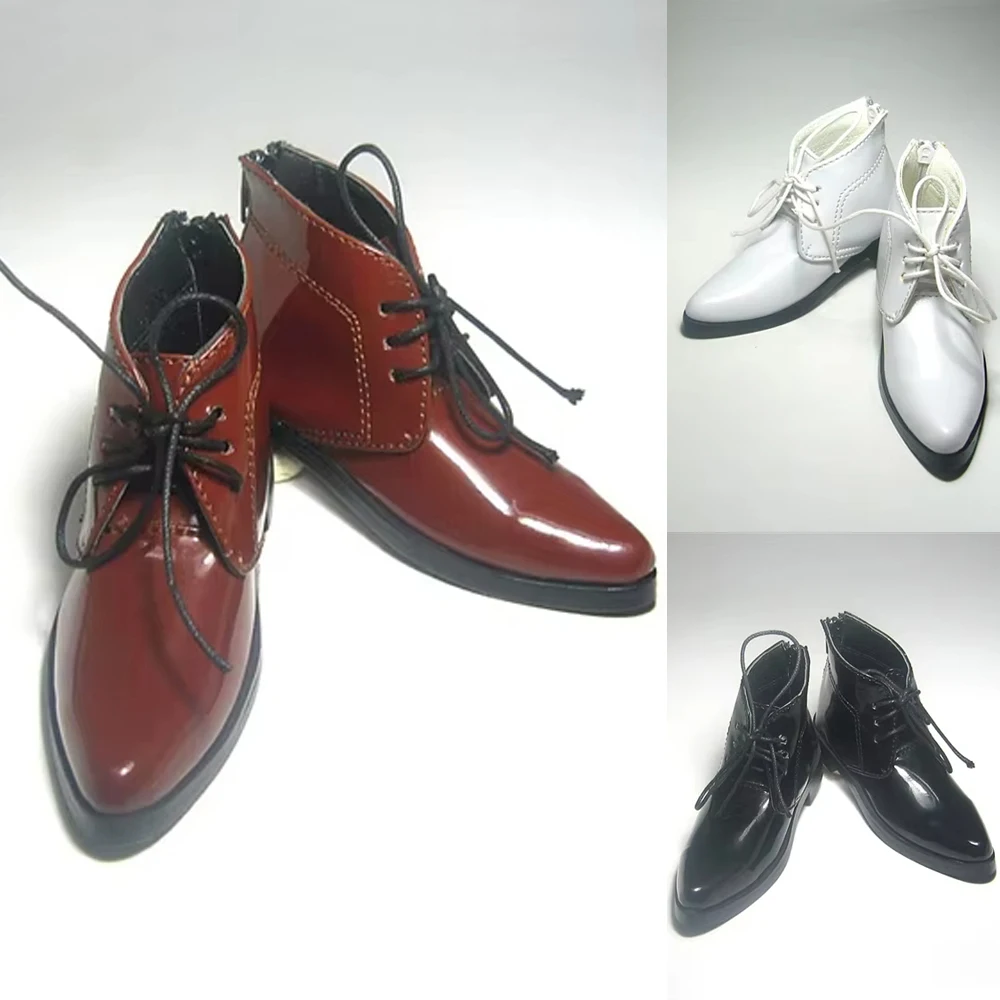 M0121 children handmade toy 1/6 1/3 1/4 uncle Doll shoes BJD/SD doll props Accessories Pointed suit shoes 1pair