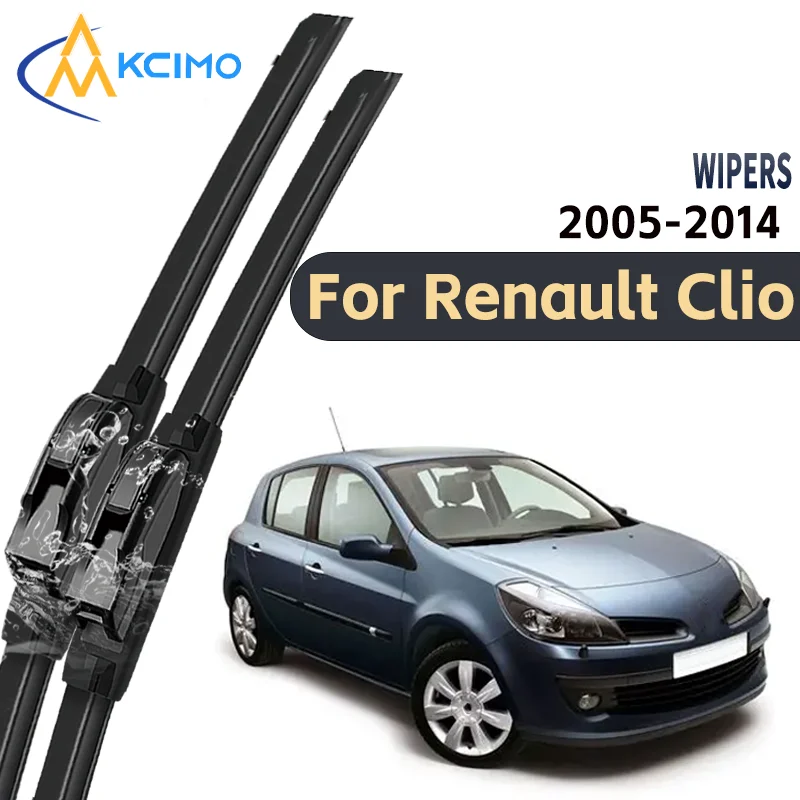 

Windshield Wipers for Renault Clio III X85 2005-2014 2pcs Quiet Scratch Free Durable Wiper Blade Essential Auto Accessory