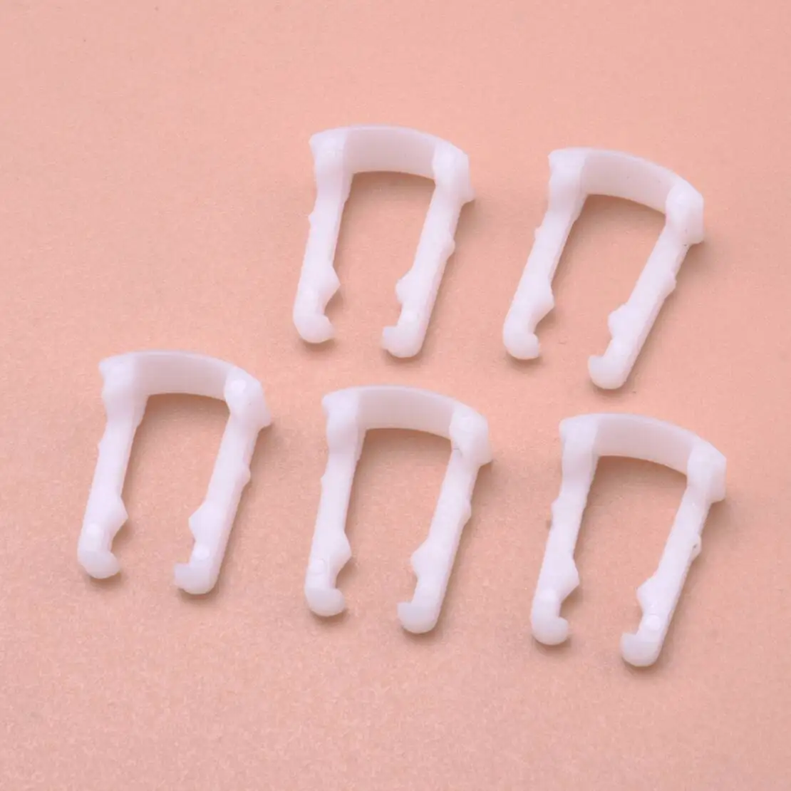 21992748 2F1Z-9A317-AA 10 Uds. Clips de retenedores de manguera de línea de combustible de 5/16 "en nailon blanco apto para Ford GM Lincoln Mercury Grand Marquis