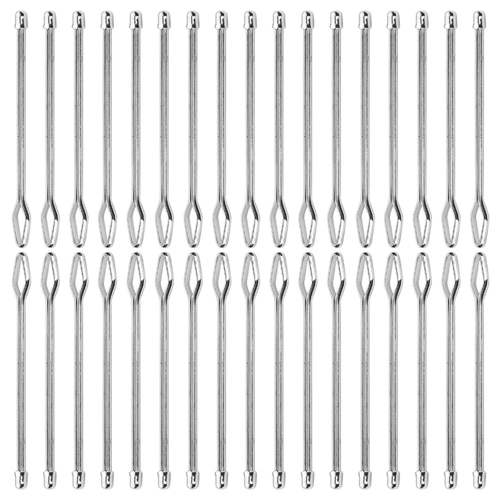 

50Pcs Drawstring Threader Flexible Metal Sewing Tool Thread Guide DIY Accessories for Drawstring Replacement Elastic Cord
