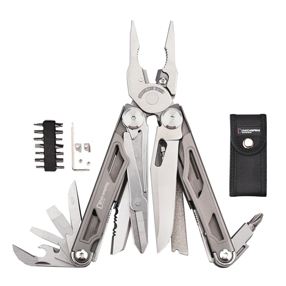Daicamping DL301 DL30 DL1 Diy Multi Tool Folding  Knife Multi-tool Clamp EDC Manual Hand Tools Multifunctional Plier Multitools