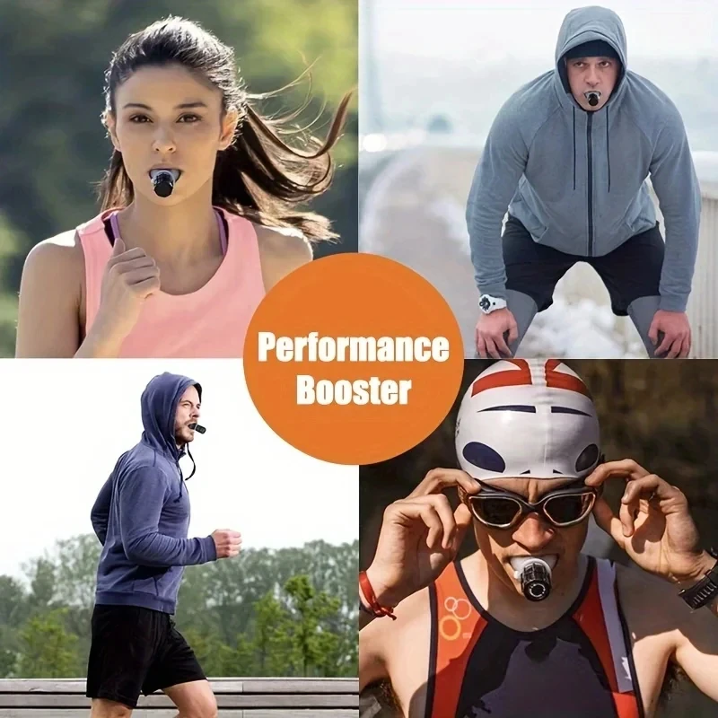 Abdominal Respiratory Muscles Portable Lightweight Lung Exerciser Compact Silicone Breathing Exercise Device Fitness Exercise