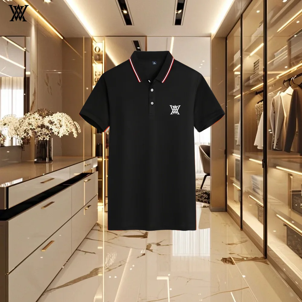 Men's Flip Collar Anti Filling Polo Shirt, Casual Business Fashion, Slim Fit Polo Shirt, New Summer 2026 4