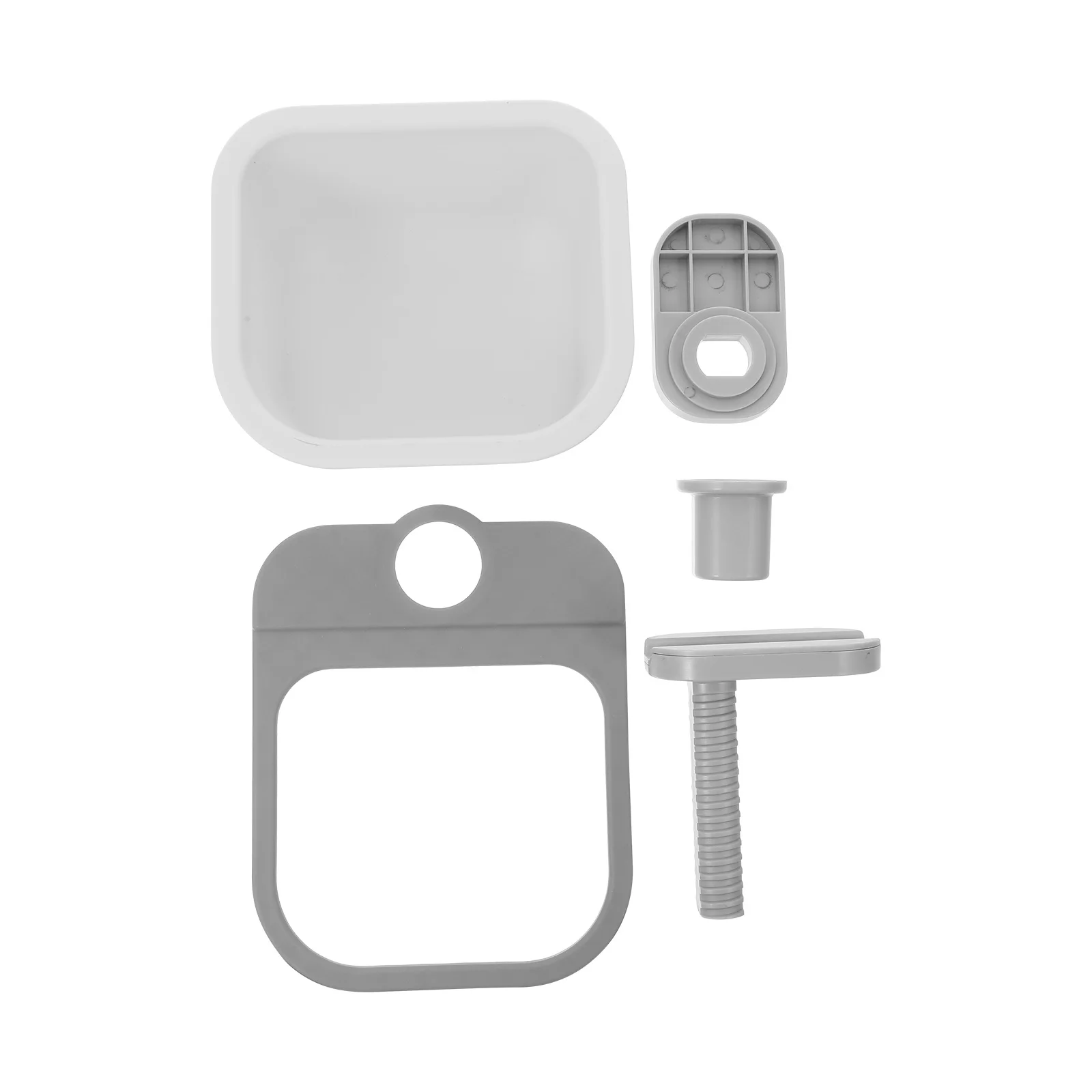 

Rotating Storage Box Trash Bin Desk Sundry Box Clipping Type Design Bedroom Office Abs Material Waste Container Small Can Table