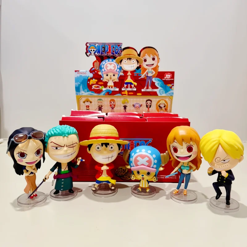

In Stock Original One-Piece Luffy Solon Classic Character Series Handheld Blind Box Decorative Trendy Toys Collector Kawaii Gift