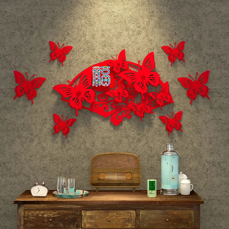 New Fuzi sticker high-end three-dimensional