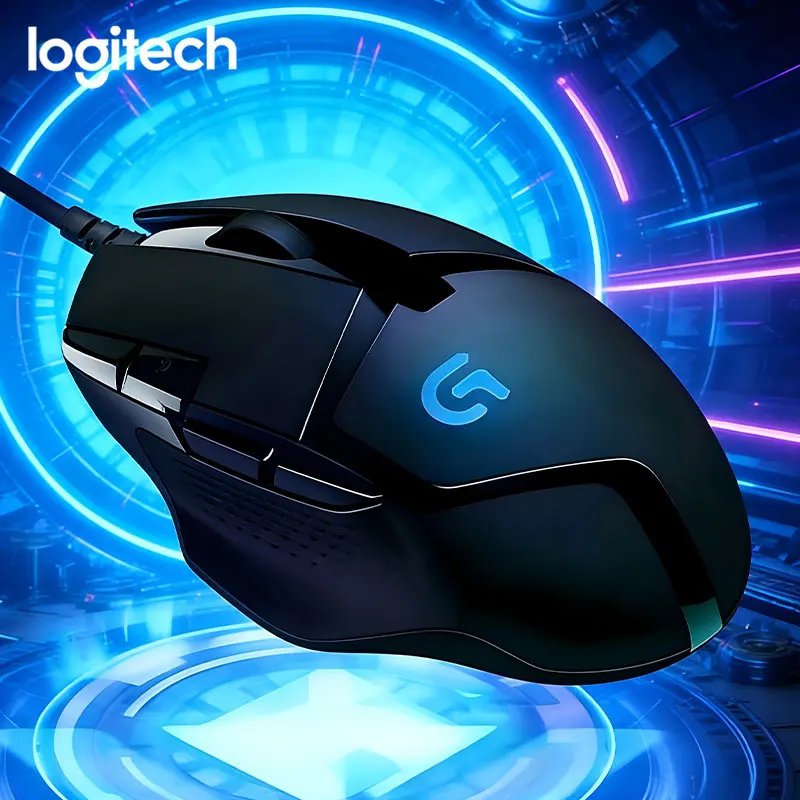 

LogitechG402/G203 Студенческая вечеринка Киберспорт Офис Периферийные устройства сокровища Двойной режим Проводная бесшумная мышь Эргономичная Легкая Практичная