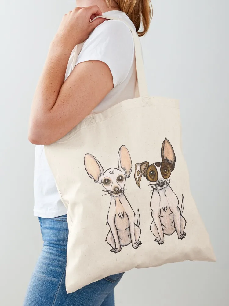 Chihuahua Commision Tote Bag Customizable tote bag Women's handbag canvas bags Canvas Tote Bag