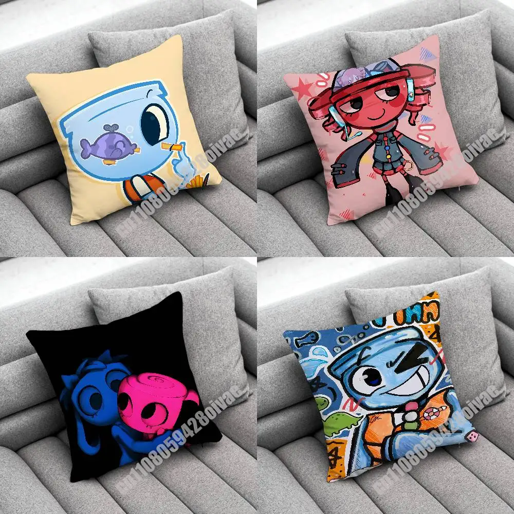 

D-Dandys W-World FINN COSMO TISHA PEBBLE Throw Pillow Case For 50cm 40cm 55cm 45*45cm 30cm Square Bedroom Pillowcase Cover