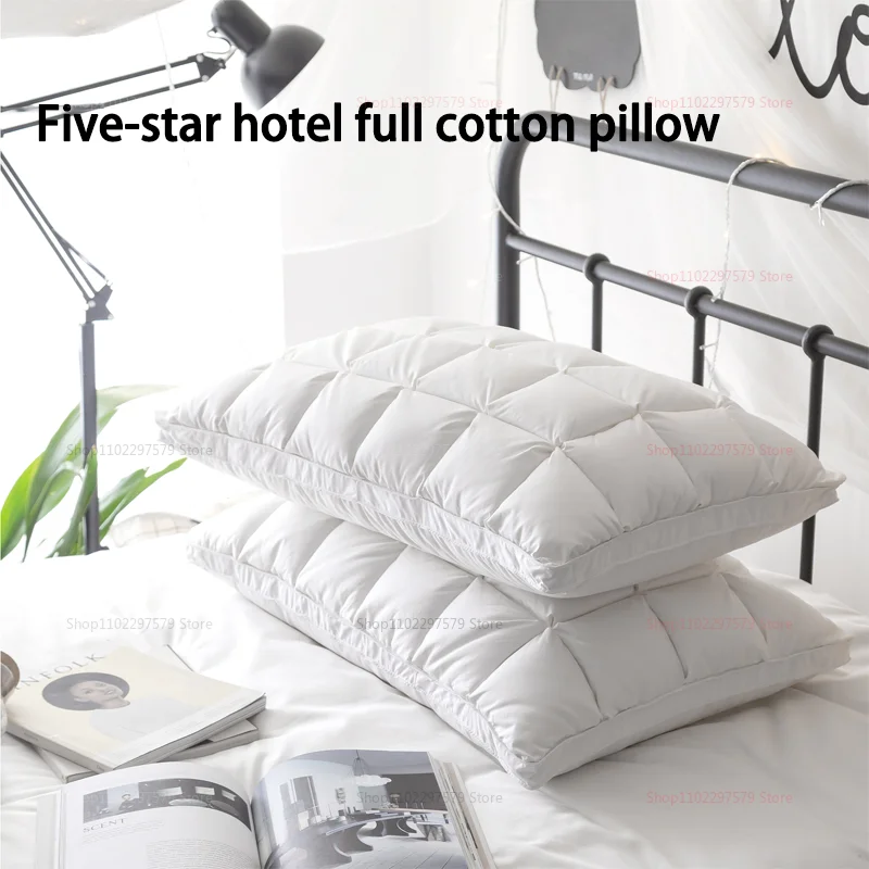 2025 New NonCollapse Cervical Pillow Deep Sleep Support Memory Foam Pillow for Adults Home Hotel Travel Spine Comfort