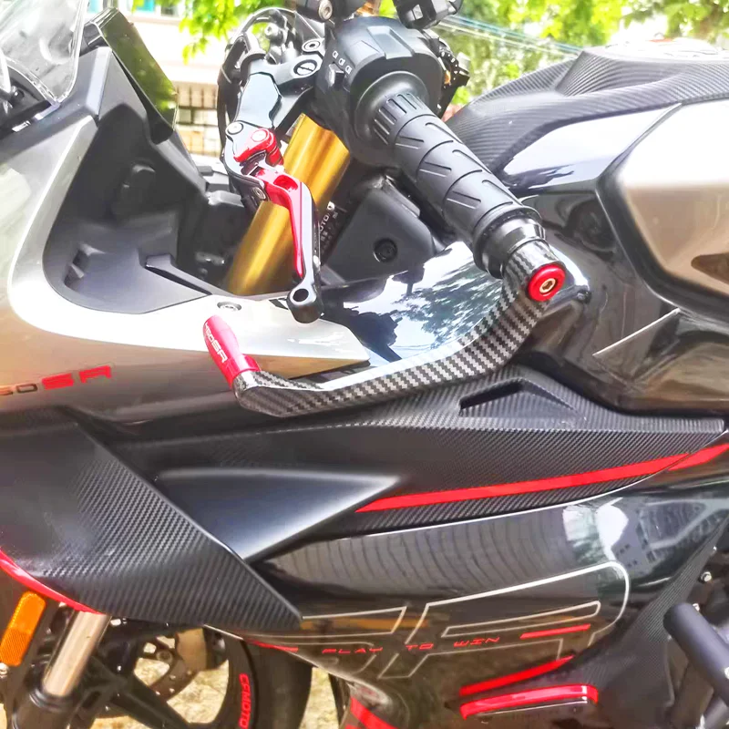 

7/8"Motorcycle CNC Aluminum Handlebar Brake Clutch Lever Protection Handguard Shield and Protector Gear Modification Accessories