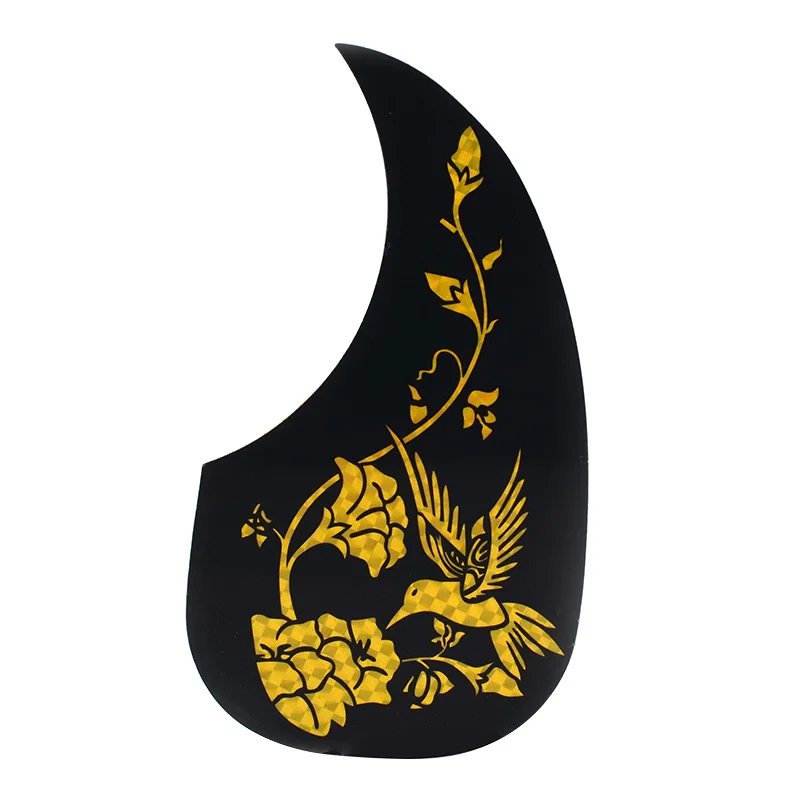 10pcs Comma Style Hummingbird Flower Pickguard Pick Guard Anti-scratch Plate for 40 