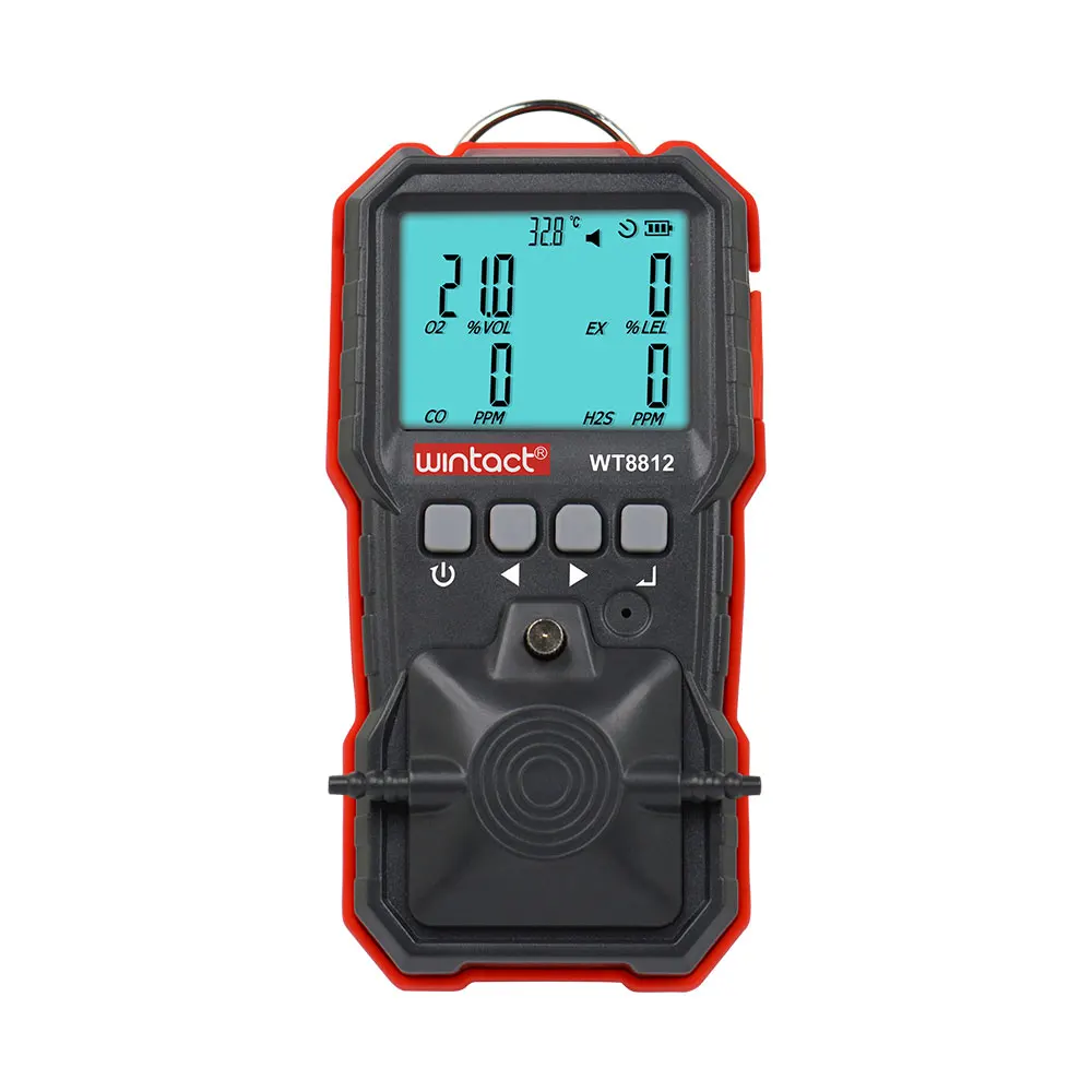 WINTACT WT8812 Hot selling goood quality hand held multi gas detector monitor Compound Gas Monitor